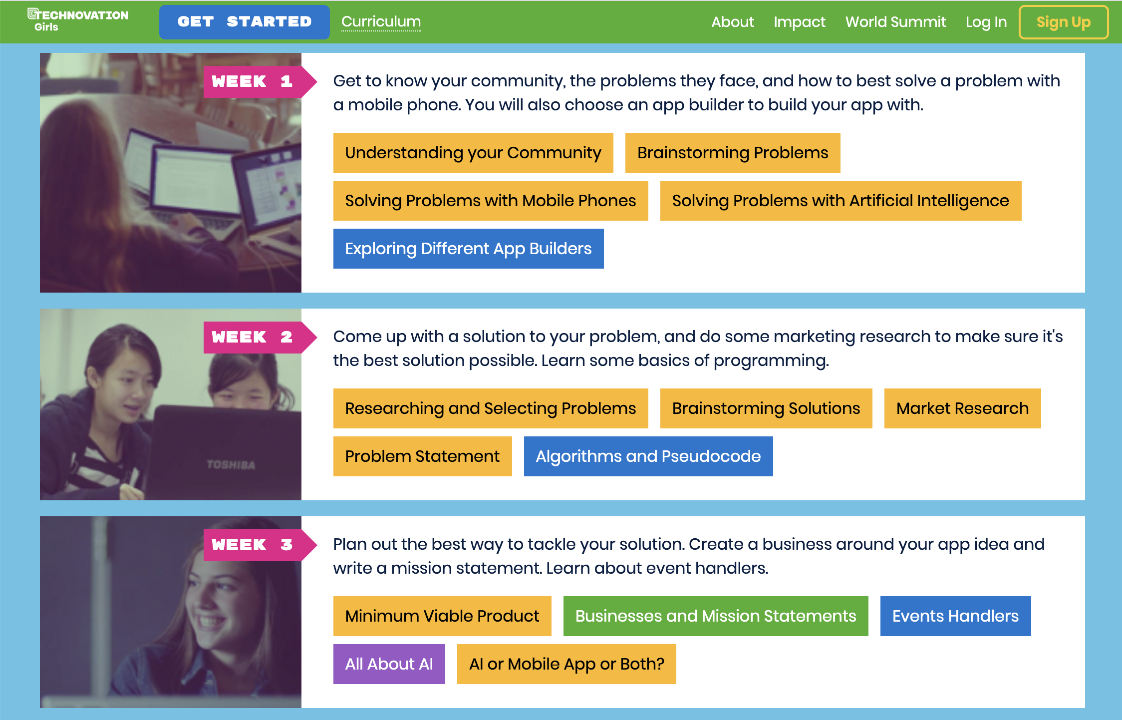 Curriculum Dashboard